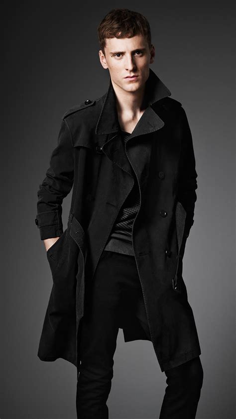 black burberry coat men|burberry men military coats.